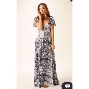 Planet Blue Tie Dye Maxi XS